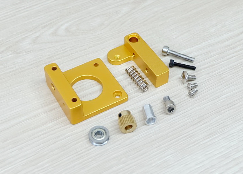 MK8 Extruder Aluminum Block DIY kit for 1.75mm Filament (Right Left Short Hand)