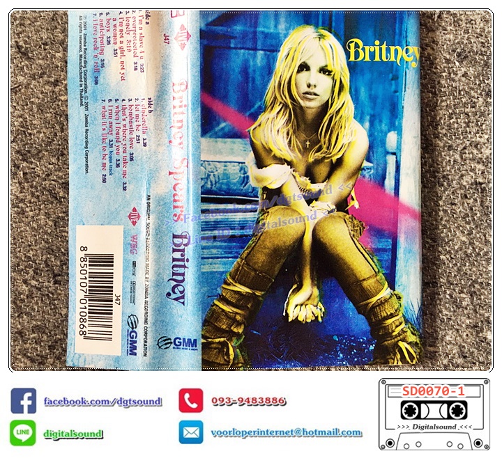 เทปคาสเซ็ท Britney Spears อัลบั้ม Britney