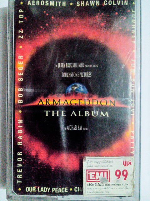 ขายเทปเพลง ประกอบภาพยนตร์ ARMAGEDDON
