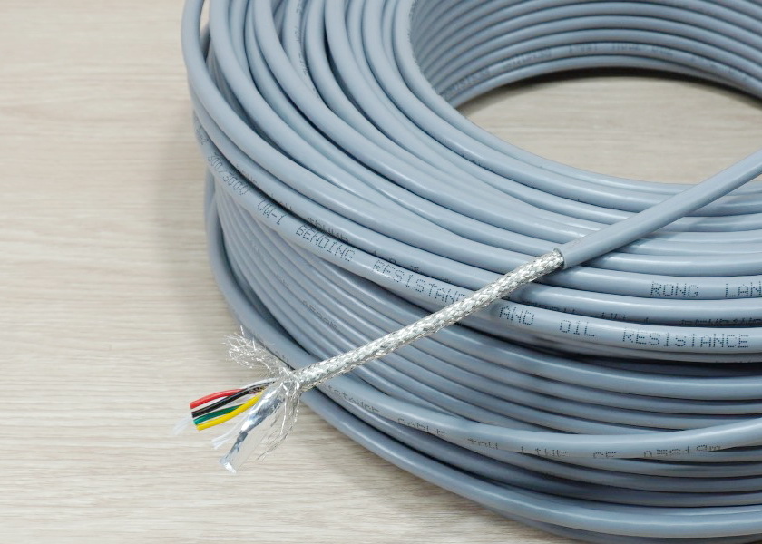 4 core x 0.3 mm² Shielded Wire TRVVP Bending Resistant High Flexible Cable (1m)
