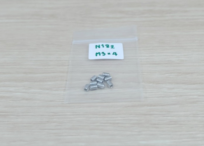 M3x4 สกรูตัวหนอน DIN916 Stainless steel 304 (แพ็ค20ตัว)