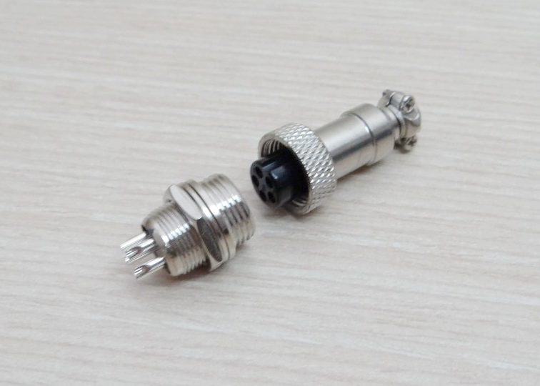 GX12 - 5P Male & Female - Connectors Socket Aviation Plug
