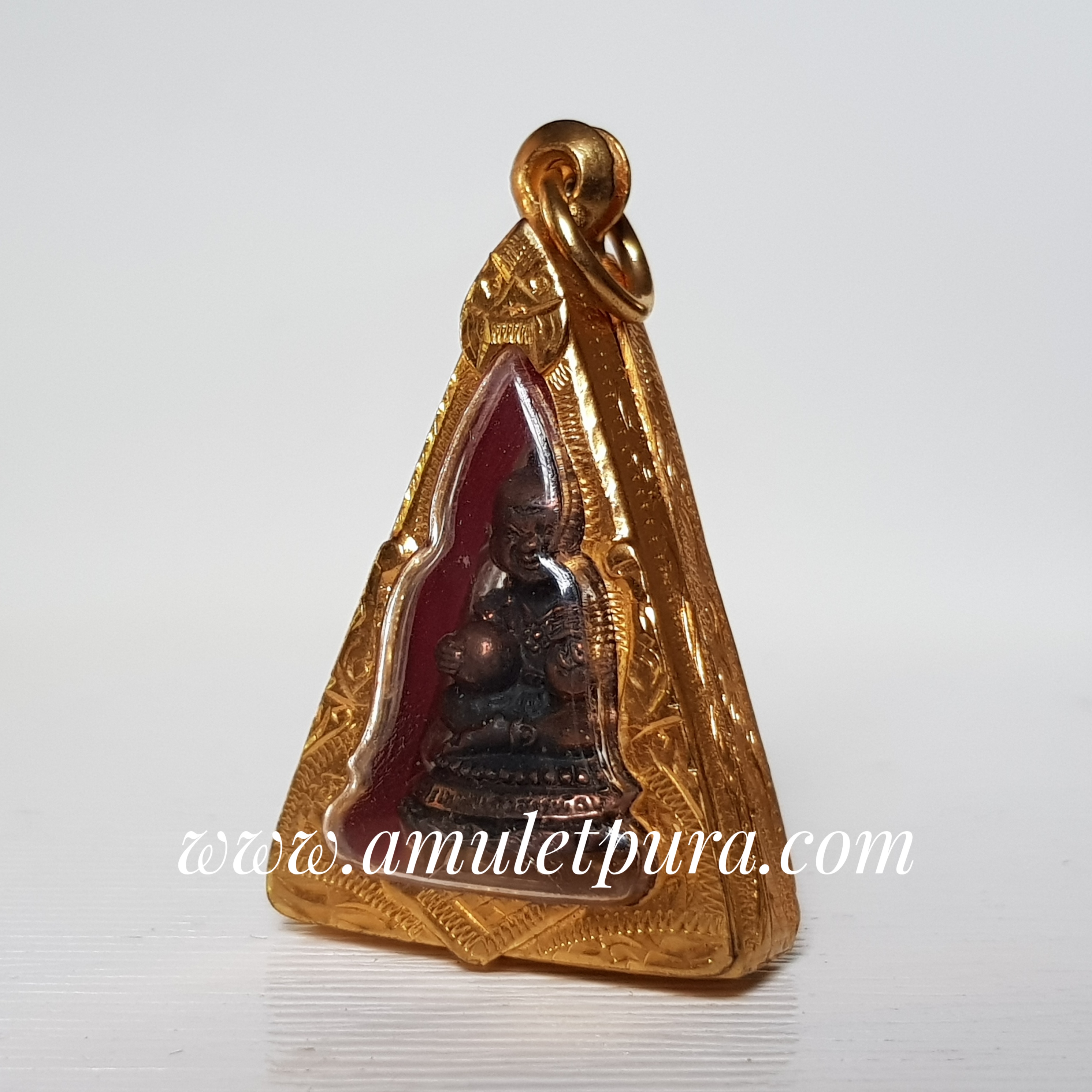 กุมารเทพแก้วสารพัดนึก สี่หน้าเก้าตา (ทองแดง) ปี52 รุ่นเฮง ปาฏิหาริย์ ปี52 ครูบาสุบิน วัดทองสะอาด จ.ปทุมธานี (ตอกโค้ด อุดผงใต้ฐาน พร้อมกรอบทองไมครอน)