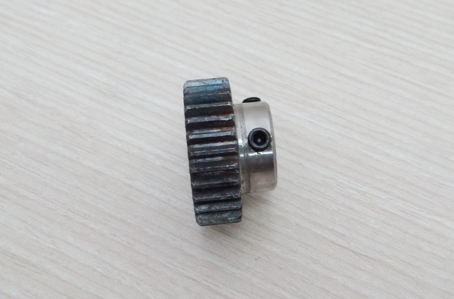 Spur Gear Pinion 1.0 Mod 30Teeth Bore 12.7mm (straight teeth - เฟืองตรง)