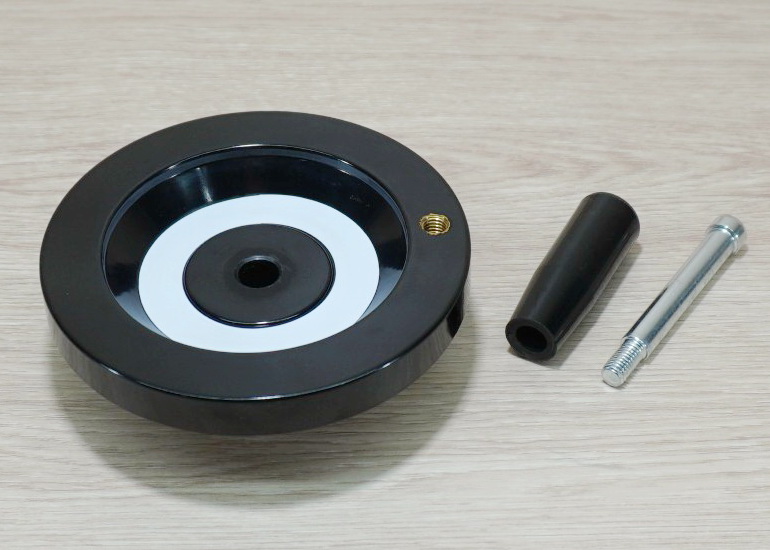 125mm Bakelite-Solid Handwheel with Coupling Bore 12mm