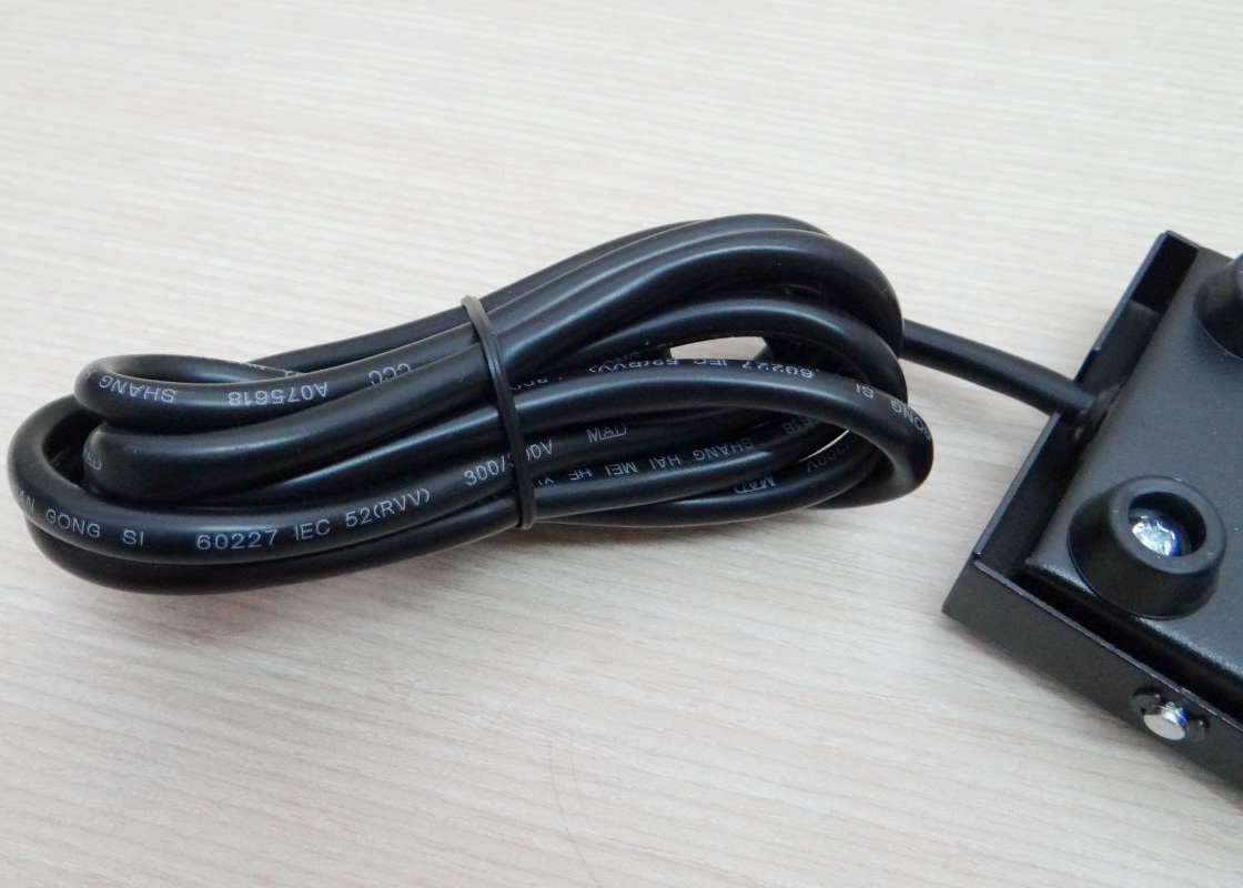 Metal Foot Switch TFS-1 Momentary NON-SLIP SPDT(NO/NC) Wire 2M 250V 10A