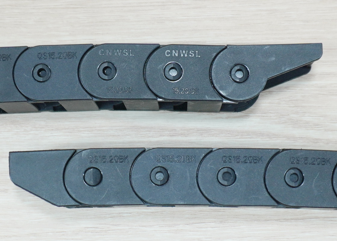 15 X 20 mm Cable Drag Chain R28mm ยาว 1M และ End Connectors