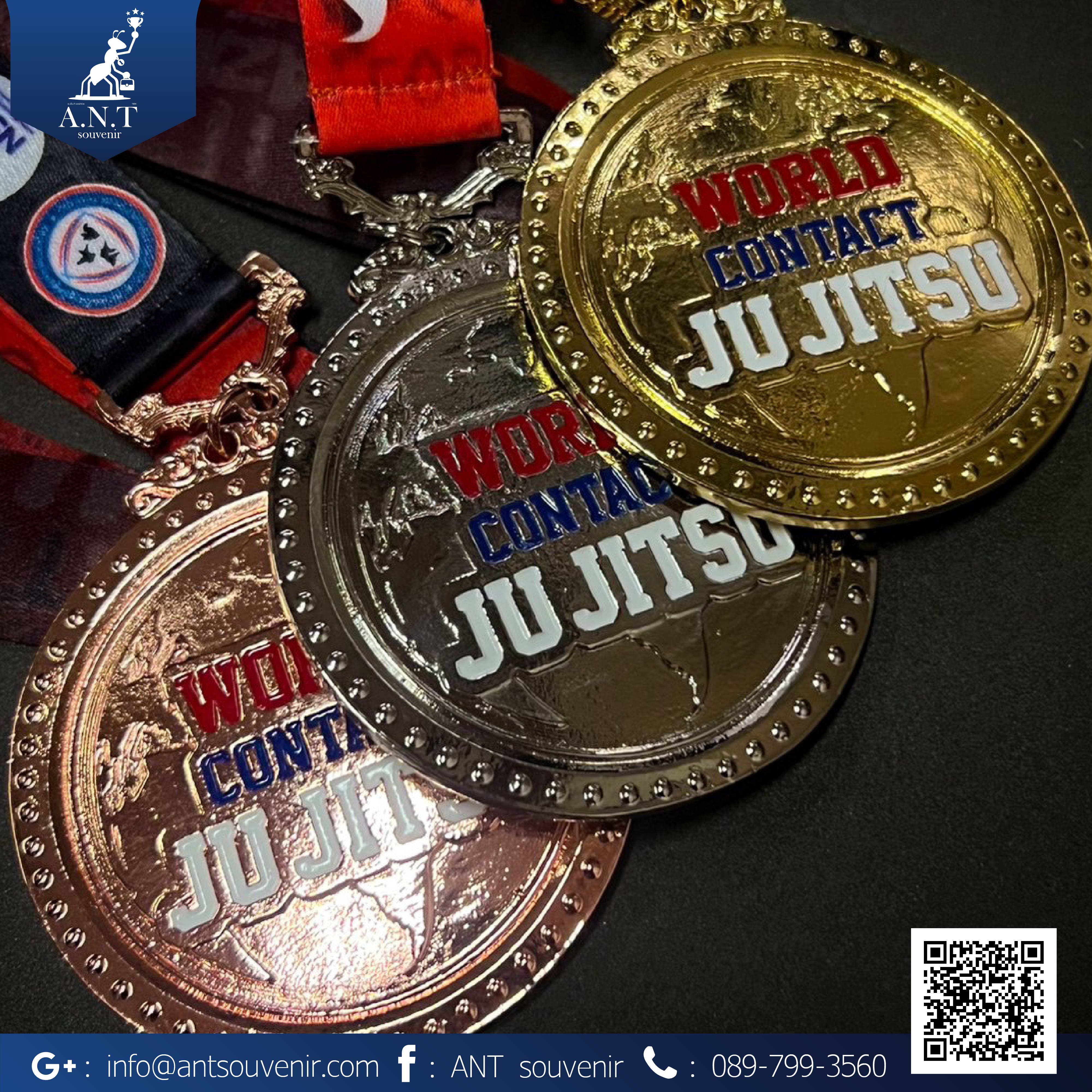 เหรียญรางวัล WORLD CONTACT JUJITSU