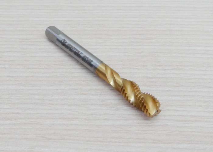 Titanium Coated Thread Tap M8 x 1.25 HSSE Screw Tap
