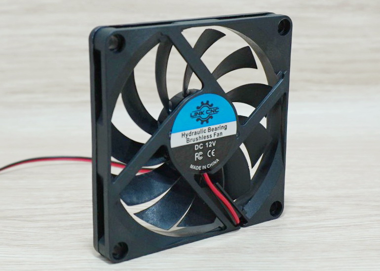 Brushless Fan 80 x 80 x 10mm DC 12V (Hydraulic Bearing)