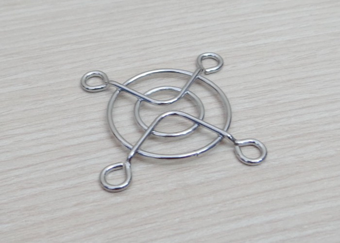 Fan Cover 40mm x 40mm Protective Metal Grille (สีเงิน)