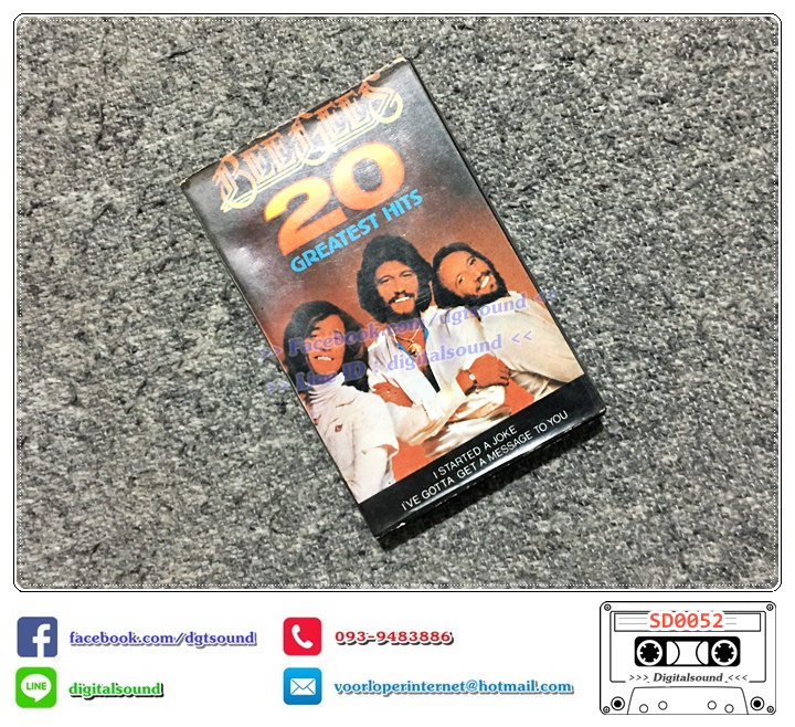เทปคาสเซ็ท BEE GEES อัลบั้ม 20 GREATEST HITS