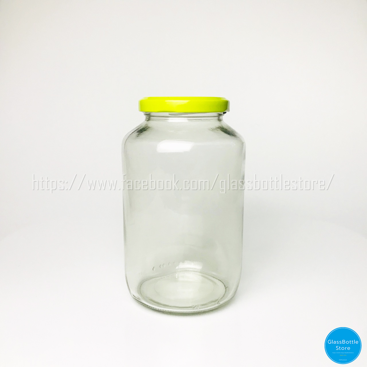 ขวดแก้ว แยม 720ml ฝาเกลียวล็อคสีเขียว