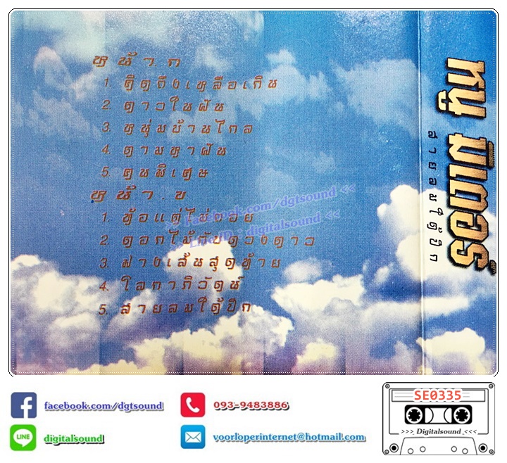 เทปคาสเซ็ท หนู มิเตอร์ อัลบั้ม ลมใต้ปีก (ม้วนไม่สวย)