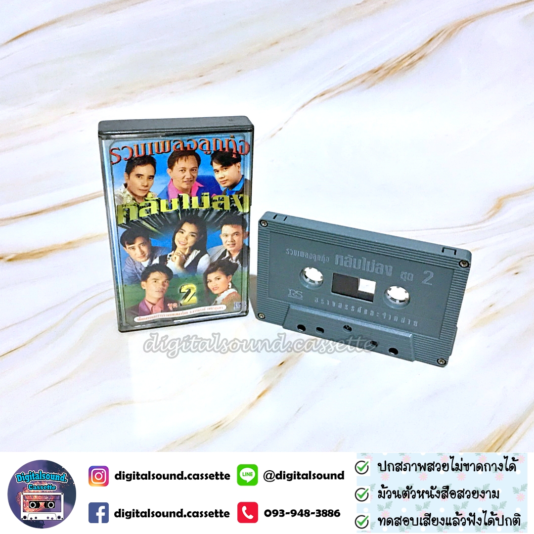 เทปคาสเซ็ท สดใส ยอดรัก วงเดือน สันติ พรทิพย์ ศรเพชร นคร อัลบั้ม รวมเพลงลูกทุ่ง หลับไม่ลง 2