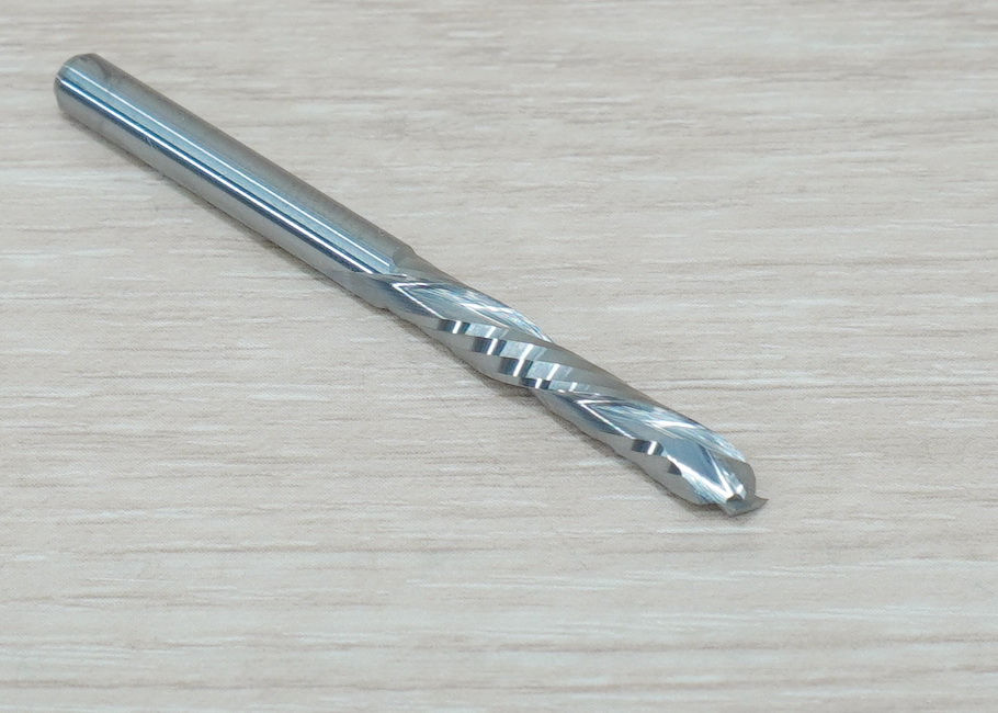 Double-Edged Compound Milling Cutter 4x4x25mm Blade Spiral Carbide เกรด 3A