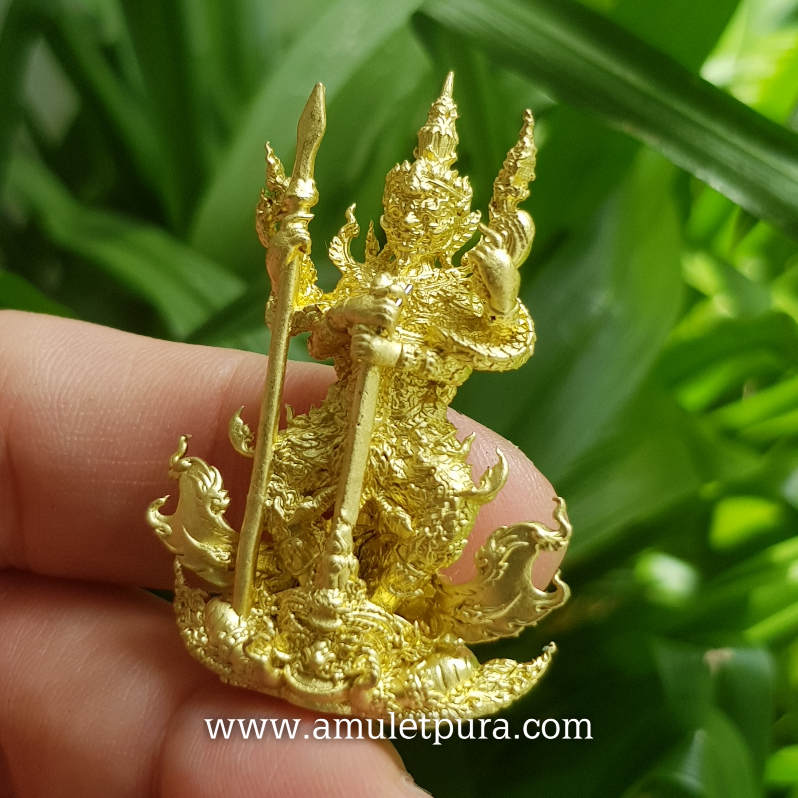 ท้าวเวสสุวรรณ รุ่นมหาอำนาจ (กรรมการ ทองระฆังโบราณยิงทราย) ปี63 หลวงปู่พวง วัดเทพนรสิงห์ จ.บุรีรัมย์ (มีโค้ด หมายเลข117)