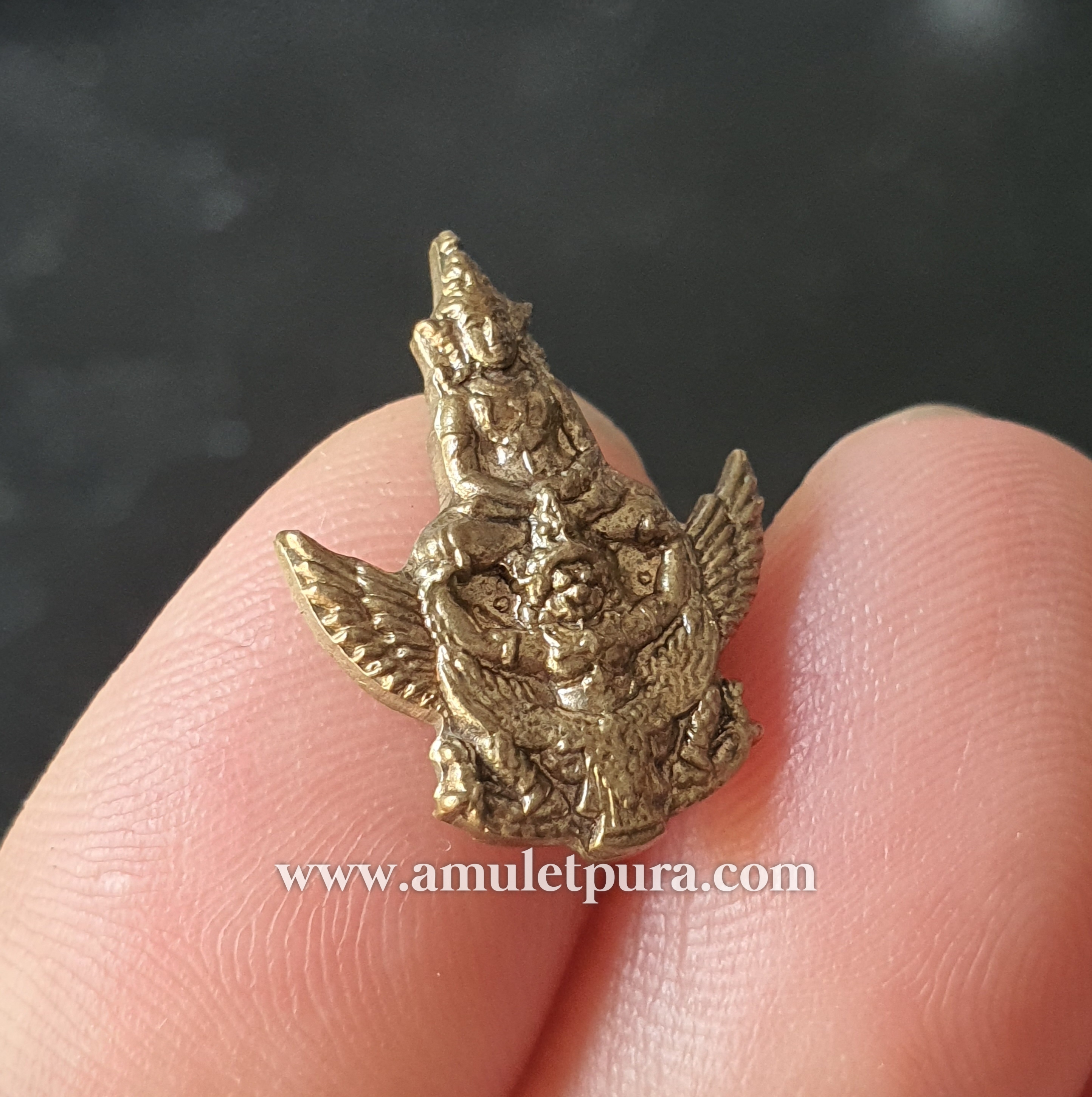 ปรกพระนารายณ์ทรงครุฑ (อัลปาก้า) รุ่นสร้างโบสถ์ กฐินปี51 หลวงปู่กาหลง วัดเขาแหลม จ.สระแก้ว (มีโค้ด หมายเลข 7316)