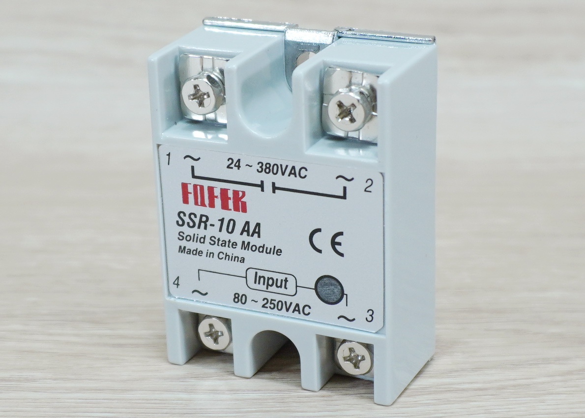 Solid State Relay SSR-10AA,10A (24-380VAC / 80-250VAC)