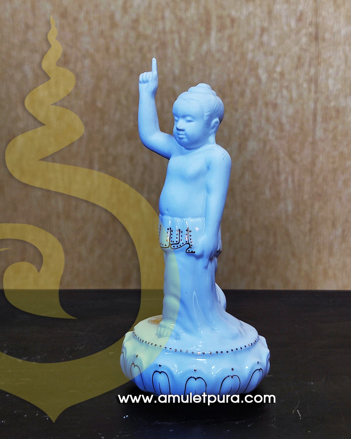 พระพุทธเจ้าน้อย เบบี้บุดด้า(เนื้อกังไส สูง 6 นิ้ว)ปี51 วัดอินทรวิหาร บางขุนพรหม กรุงเทพมหานคร