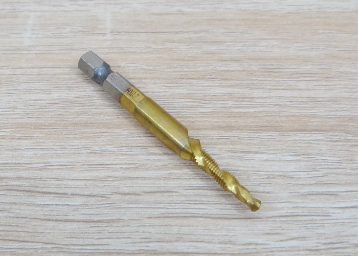 M4 x 0.7 Hex Shank Titanium Coated Thread Tap HSS6542