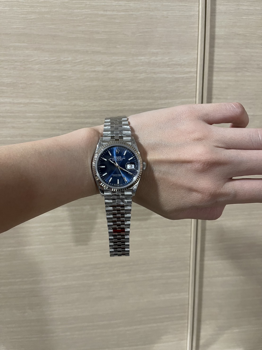 ROLEX DATEJUST 36 BLUE (VSF)
