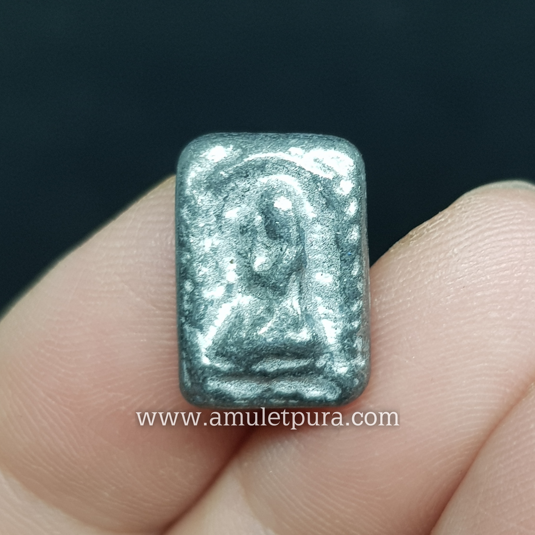 นางกวัก เนื้อชินตะกั่ว ปี2515 หลวงปู่เอี่ยม วัดโคนอน ภาษีเจริญ กรุงเทพฯ (หลังตอกโค้ด)