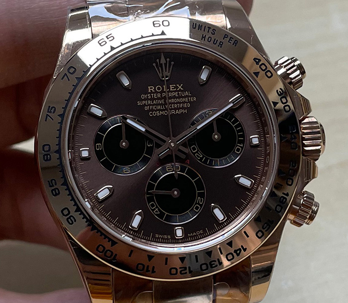 ROLEX DAYTONA CHOCOLATE FULL ROSE GOLD BT