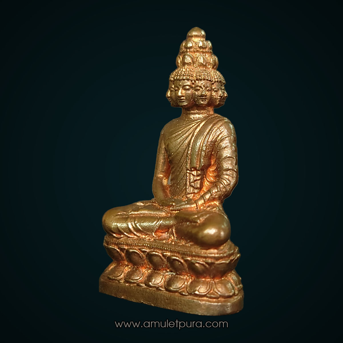 พระมหาเศรษฐีนวโกฏิ เนื้อนวะโลหะแก่ทอง พิมพ์ใหญ่ พิธีเสาร์ 5 มหาเศรษฐี ปี53 วัดสระเกศ และวัดไตรมิตร อ.ลักษณ์ เรขานิเทศ (หมายเลข 5475)