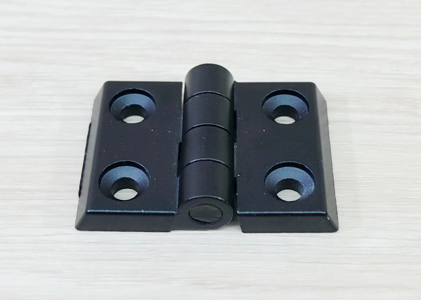บานพับ Zinc Alloy Hinge for Alu-Profile 4040 ระยะรู 40x25 mm (สีดำ)