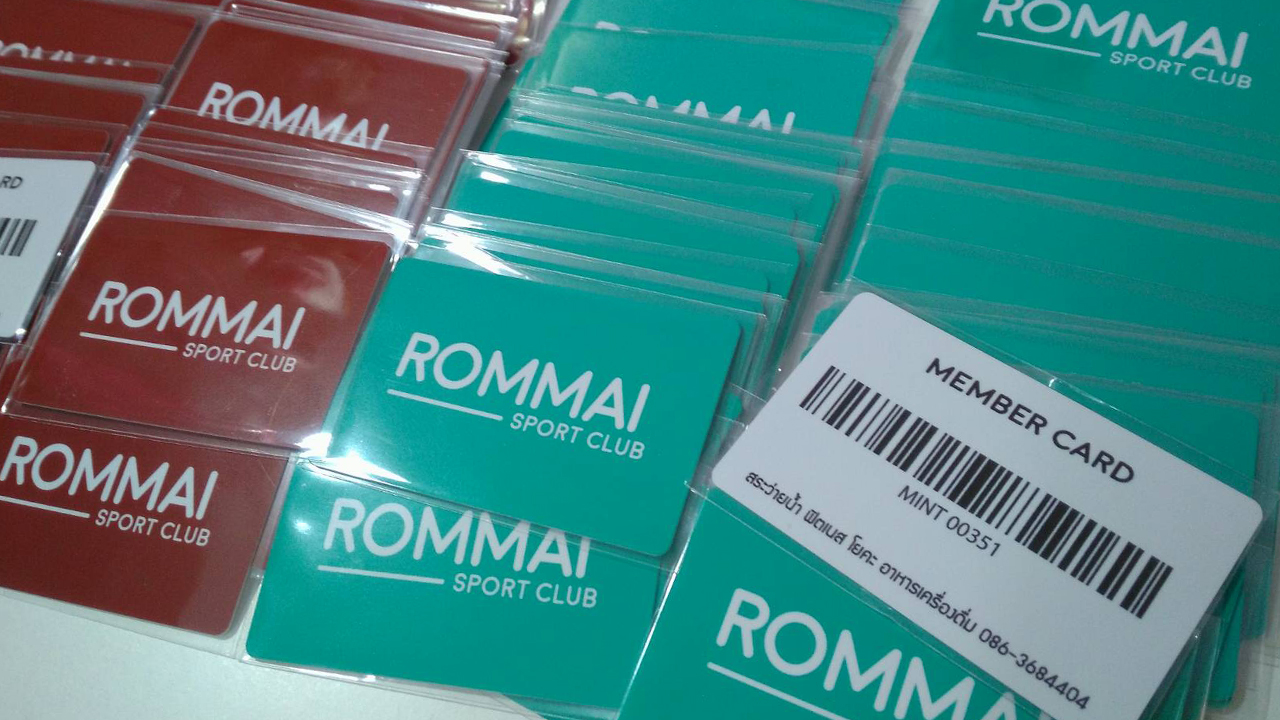 บัตรตัวอย่าง สปอตคลับ สโมสร บัตรชมรม บัตรกีฬา