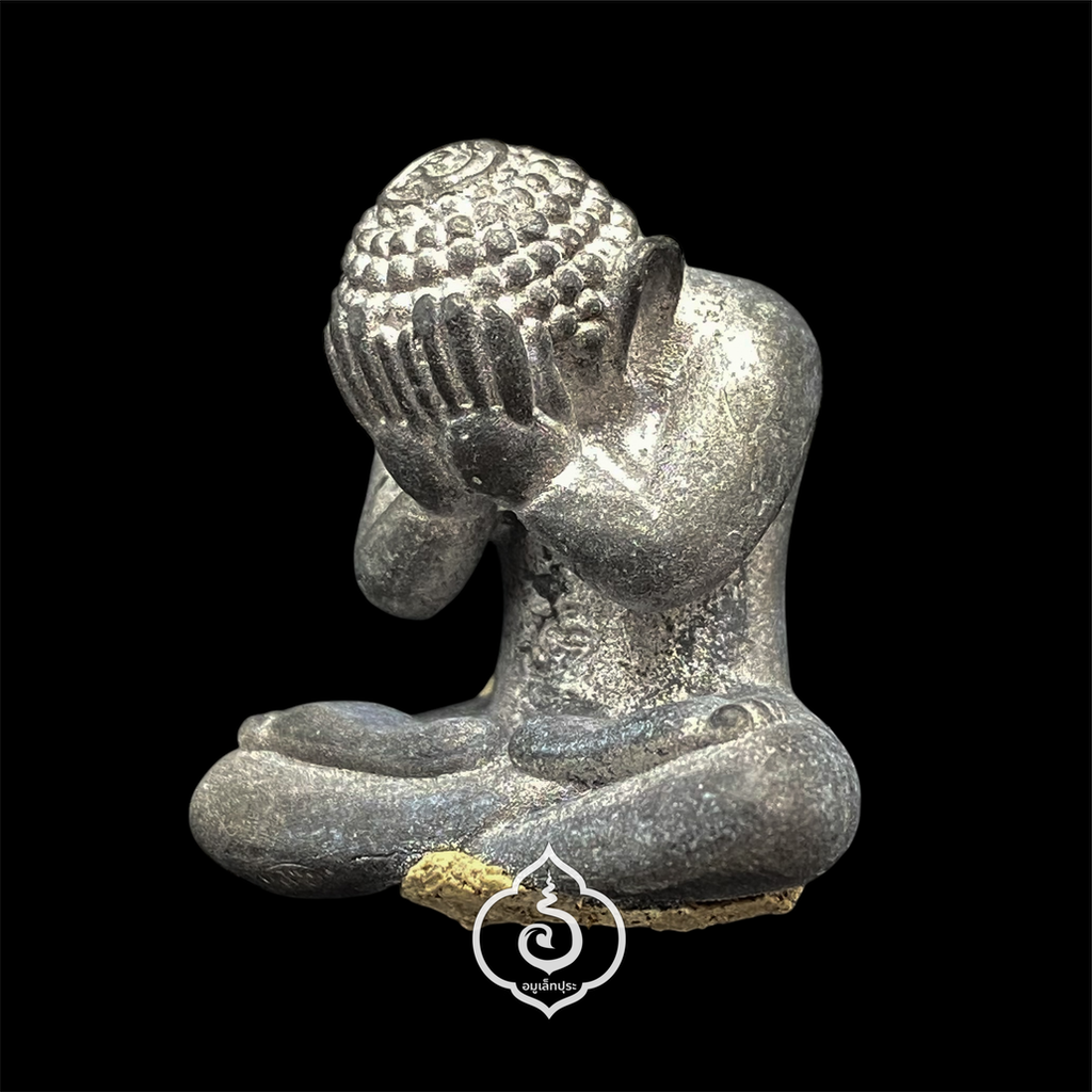 พระปิดตา (เนื้อชินเงิน ) รุ่นโลกุตระ ปี64 หลวงพ่อพัฒน์ วัดห้วยด้วน จ.นครสวรรค์ (อุดว่านเครือร้อยปลาตัวผู้ตัวเมีย มีโค้ด หมายเลข346)