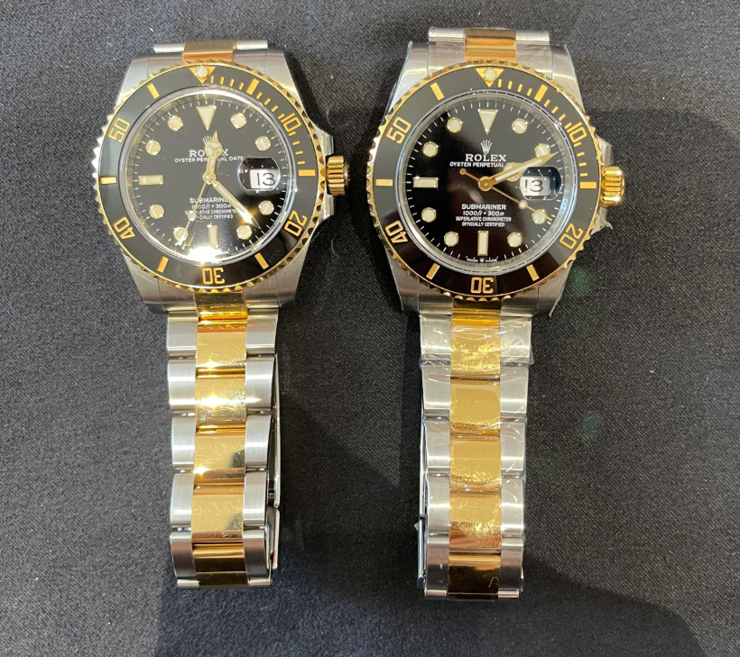 ROLEX SUBMARINER TWO TONE BLACK VSF