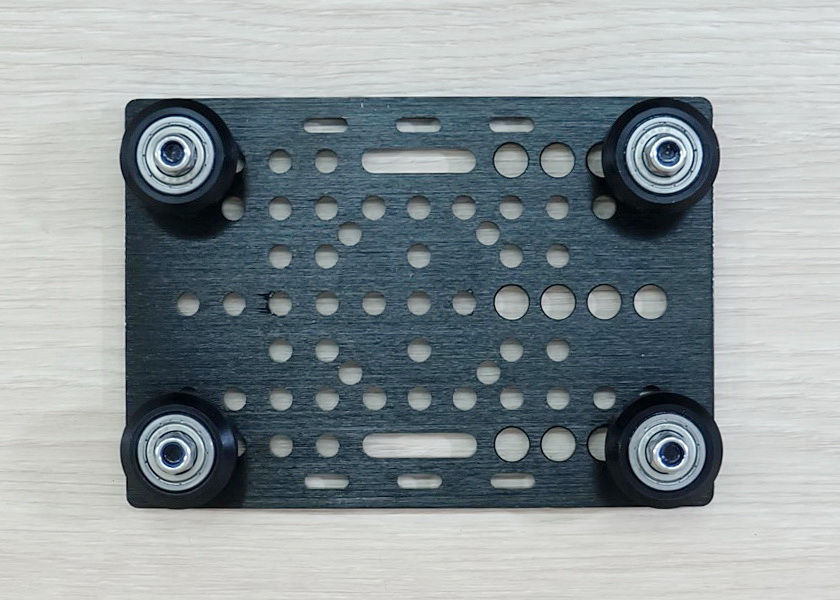 ชุดสำเร็จ V-Slot Gantry Plate 20-80mm T3 x 88 x 127mm + Solid v whee 4 ชุดล้อ