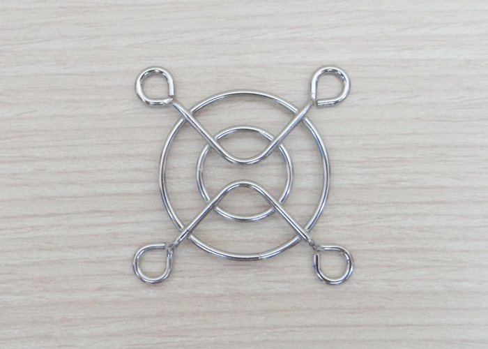 Fan Cover 40mm x 40mm Protective Metal Grille (สีเงิน)