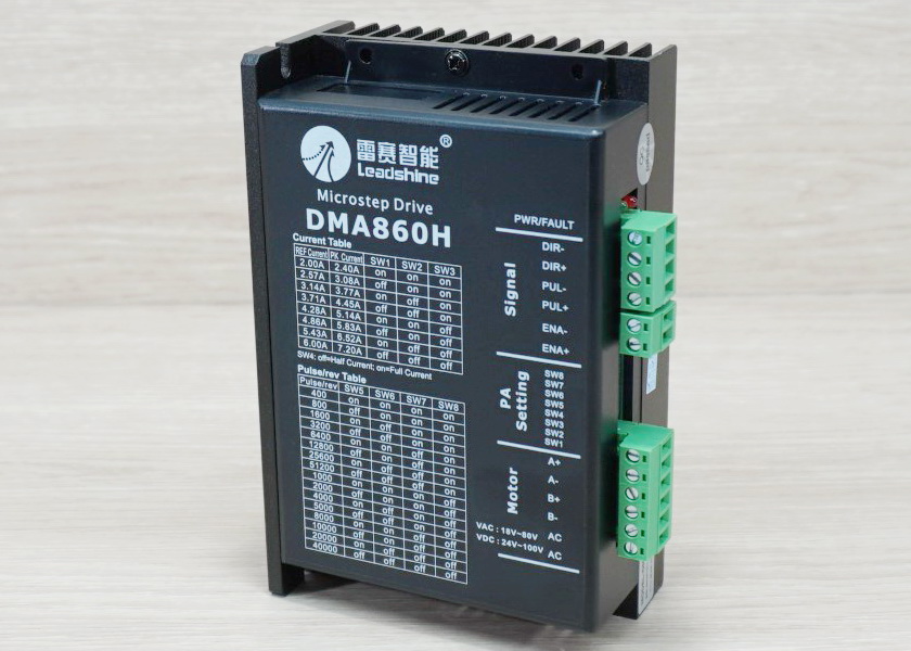 DMA860H (Leadshine) Microstep Driver Peak 7.2A, 18-80 VAC 2-phase
