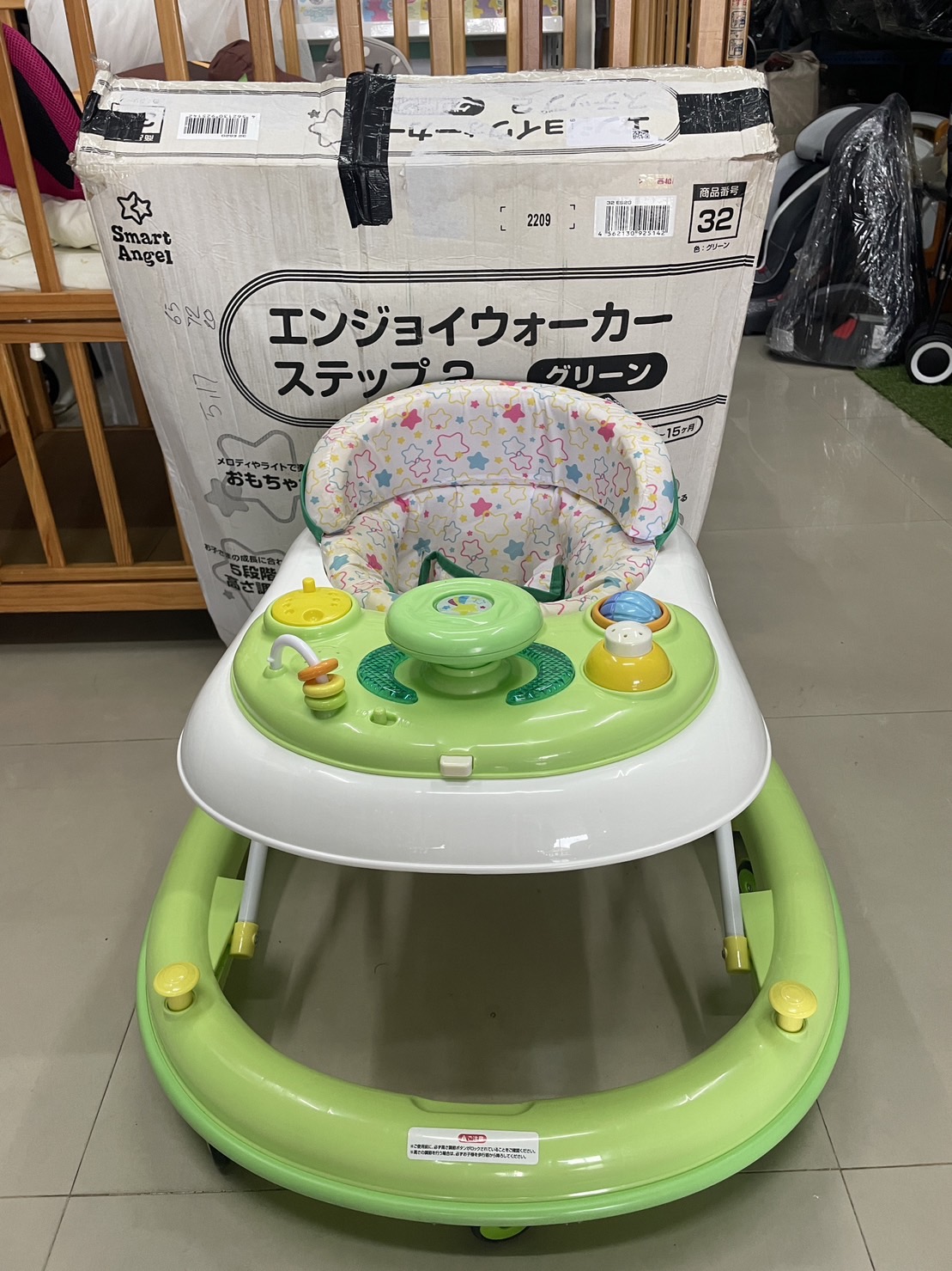 อื่นๆ หัดเดินกลม ปรับระดับได้ 6เดือน-3ขวบ ใหม่แกะกล่องสภาพสวย 98%(มือสองญี่ปุ่น)