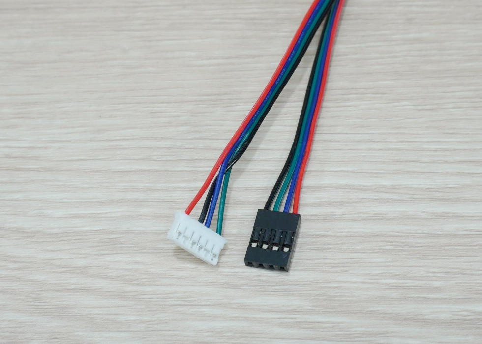สายไฟ 100 cm Stepper Motor Nema17 ขั่วต่อ (6 pin JST PH2.0mm - 4 pin Dupont 2.54)