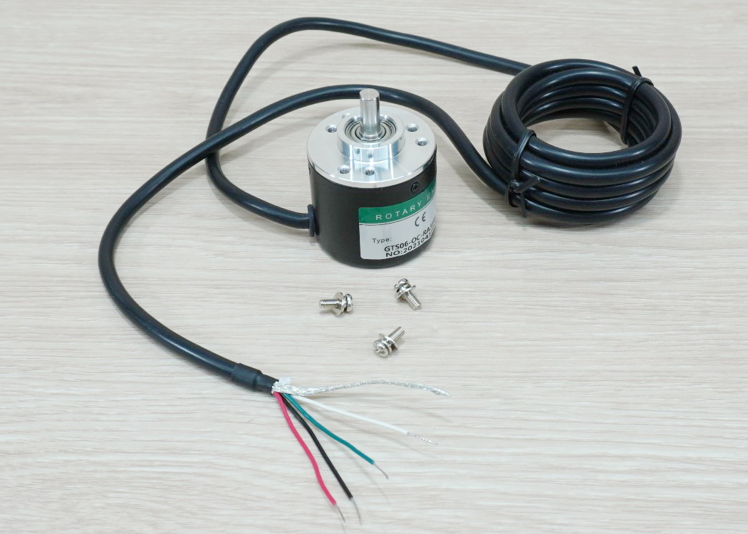 1024P/R Rotary Encoder (GTS06-OC-RA1024A-2M) Shaft 6mm, NPN, 5-24VDC, Cable 2M