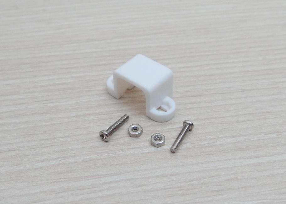 Plastic Bracket for N20 Micro Gear Motor + nut screw (ชุด 2 อัน)