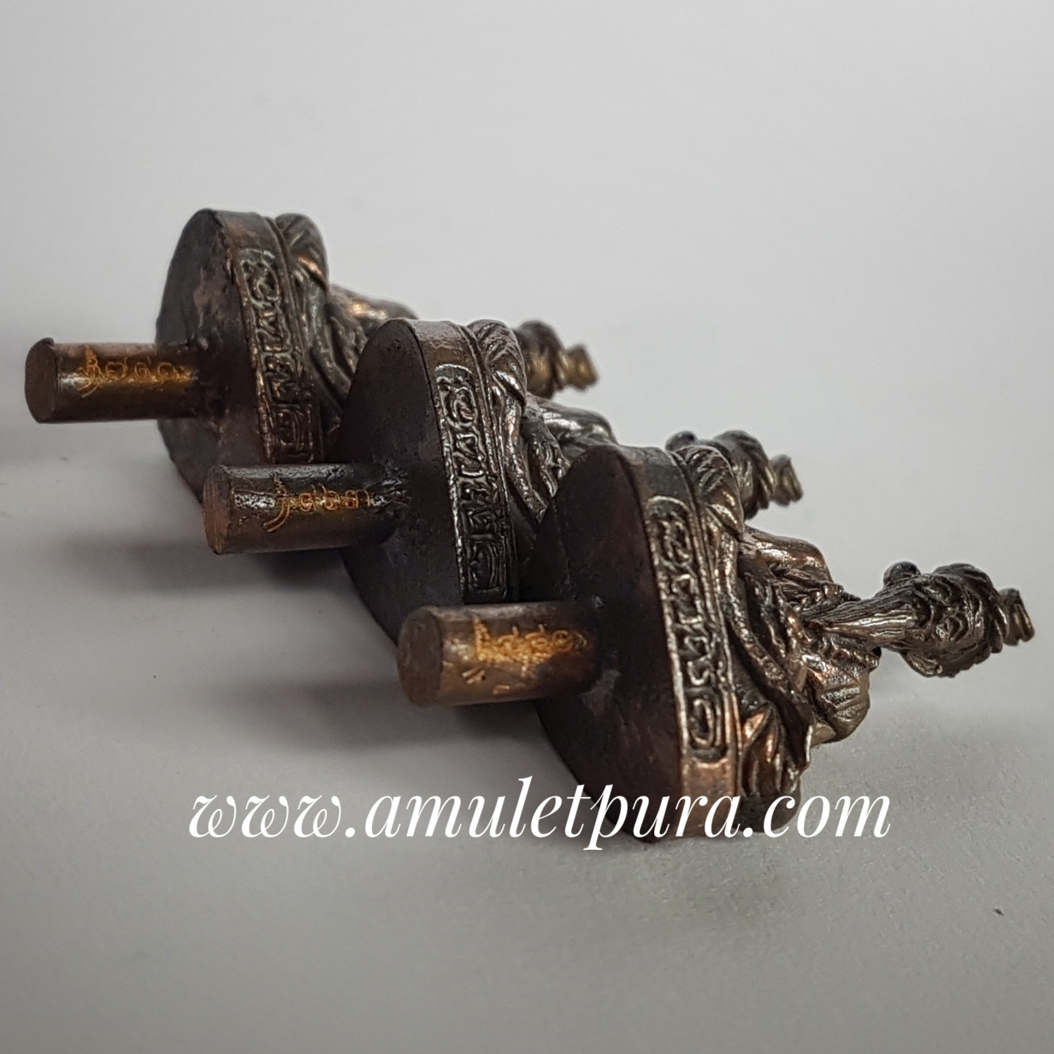 รูปหล่อฤาษีตาไฟ พิมพ์ยอดธง(สัมฤทธิ์)ปี53 หลวงปู่นอง วัดวังสีทอง จ.สระแก้ว