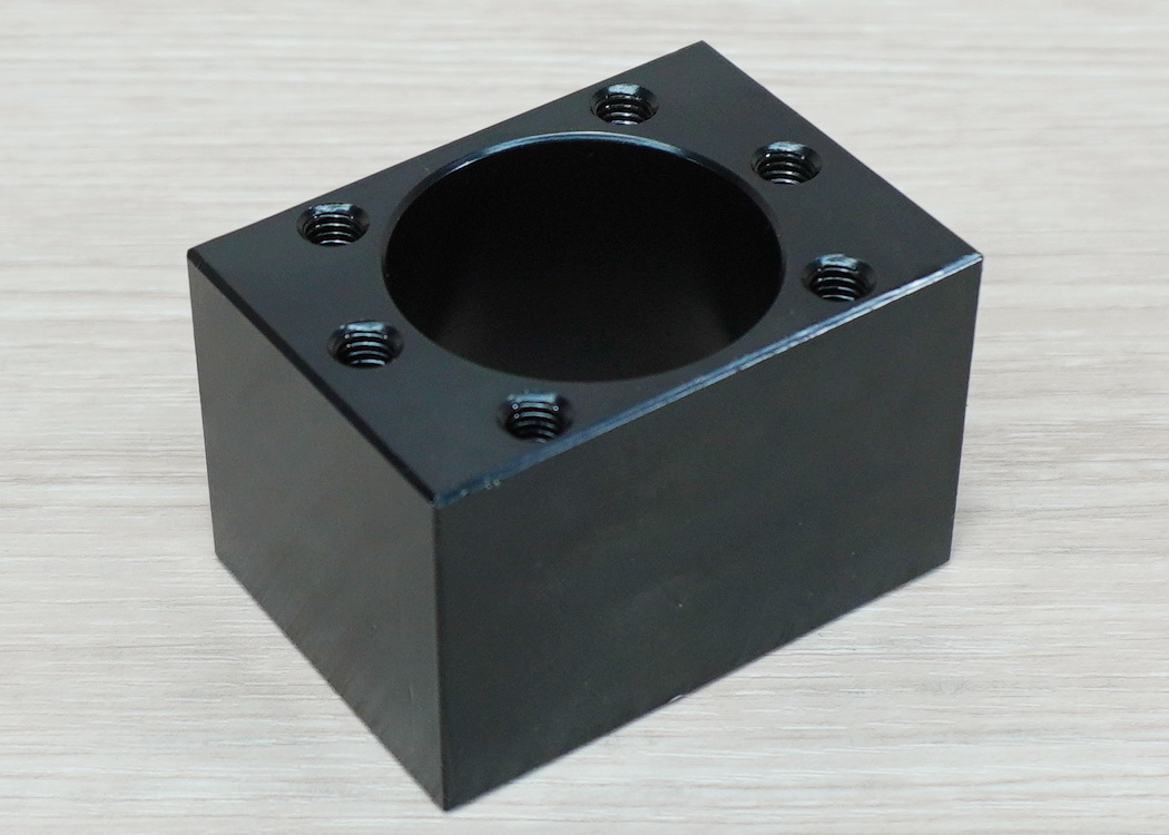 Carbon Steel 45 Black Ballscrew Nut Housing 36mm fit for SFU 20mm - 39 x 60 x 43 mm
