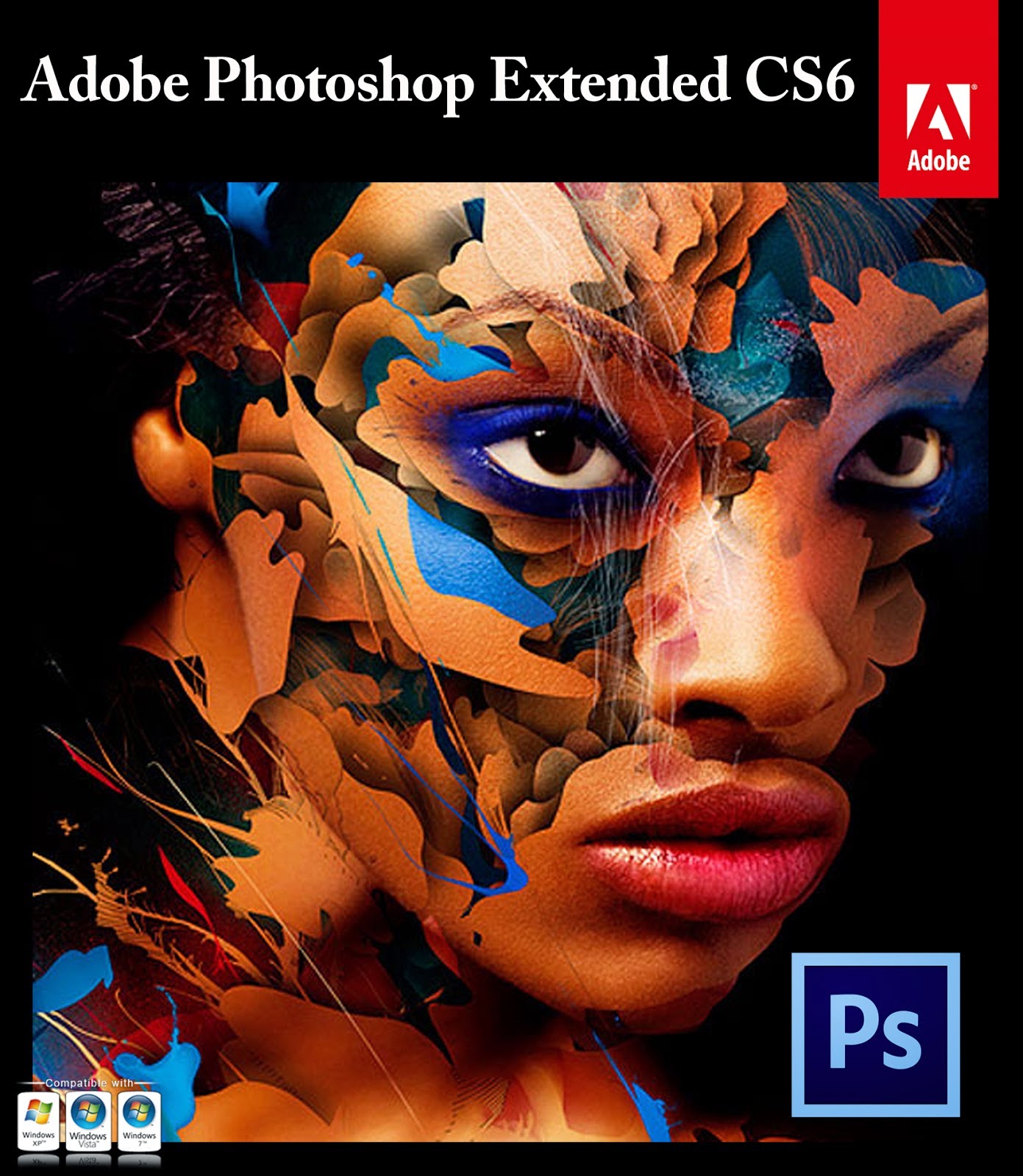 Adobe Photoshop CS6 32 / 64 Bit WINDOWS VERSION