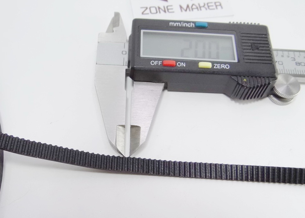 2GT-6mm Rubber Open Timing Belt Fiberglass Core (ราคา/1เมตร)