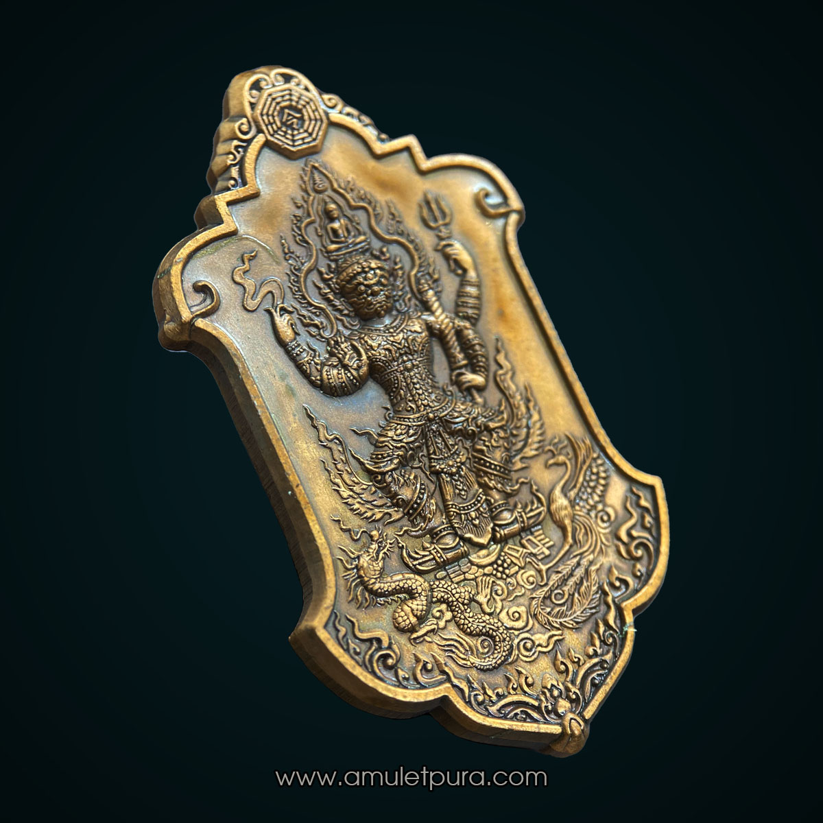 ท้าวเวสสุวรรณ (กรรมการ เนื้อทองแดงซาติน) รุ่นเศรษฐีทวีทรัพย์ ครูบาศักดิ์สิทธิ์ ปี63 วัดกู่เสือ จ.เชียงใหม่(มีโค้ด หมายเลข85)