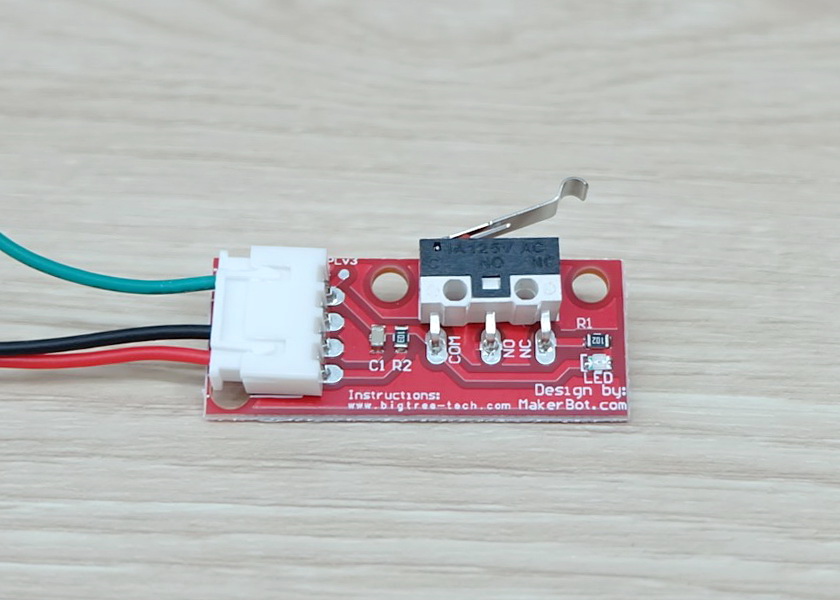 Limit Switch, บอร์ดแดง พร้อมสายต่อ 70 cm