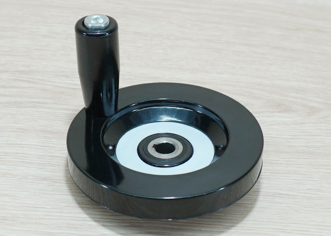 100mm Bakelite-Solid Handwheel Bore 10mm+Keyway 3mm