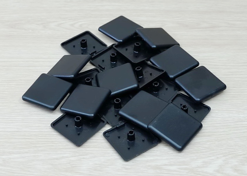 4040 Black Plastic End Cap (แพ็ค20ชิ้น) สำหรับ Series 40 Alu Profile