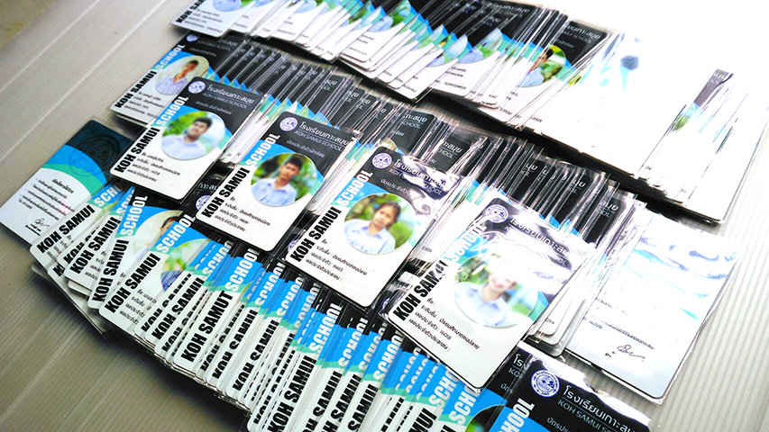 บัตรตัวอย่าง บัตรพนักงาน บัตรรายชื่อ เริ่มจำนวนน้อย