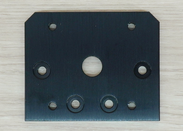 C-Beam Motor Mount Plate (Black)